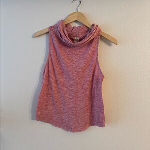We The Free Pink Crop Tank Top